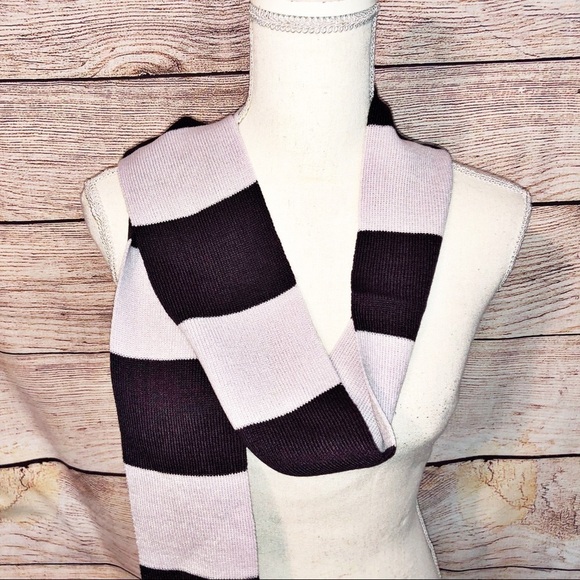 Old Navy Striped Purple Scarf 76” - Picture 2 of 6